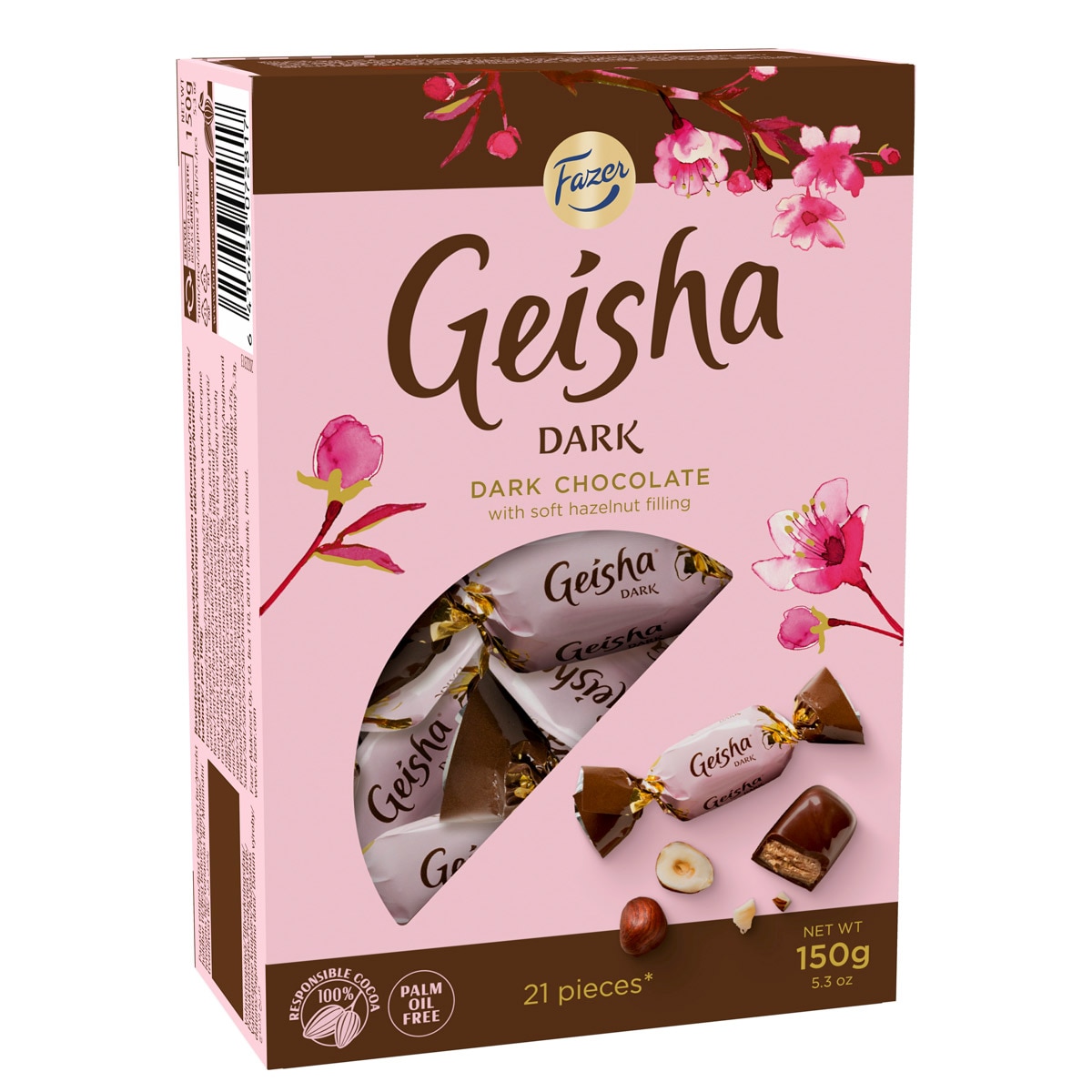 Fazer Geisha Dark Chocolate with Hazelnut Filling Box | Chicago